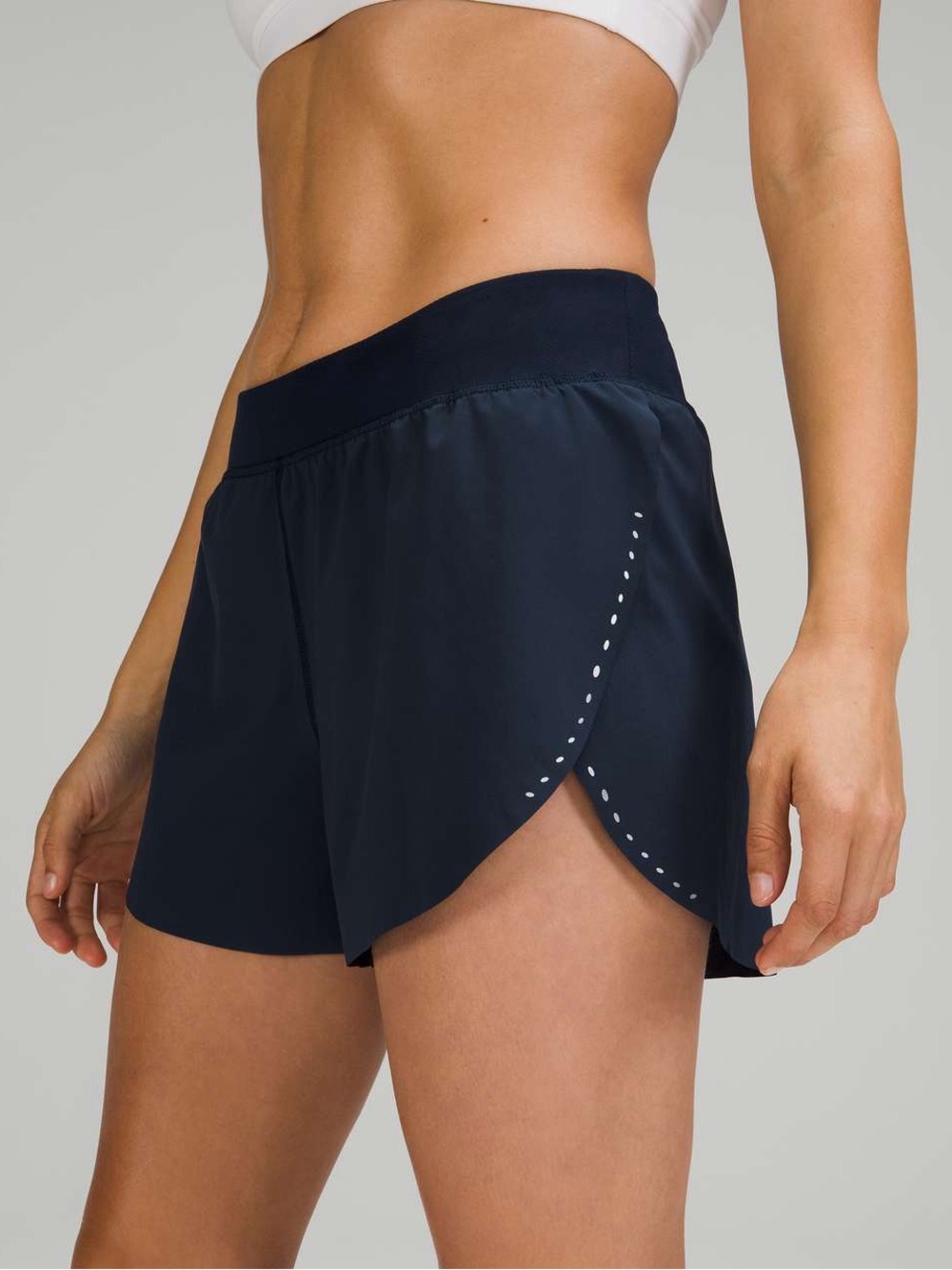 Lululemon Find Your Pace Lined High-Rise Short 3" True Navy $68 Retail
